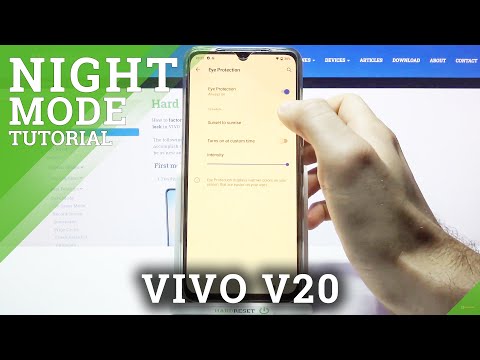 How to Activate Eye Comfort Mode on VIVO V20 - Turn Eye Comfort Mode On