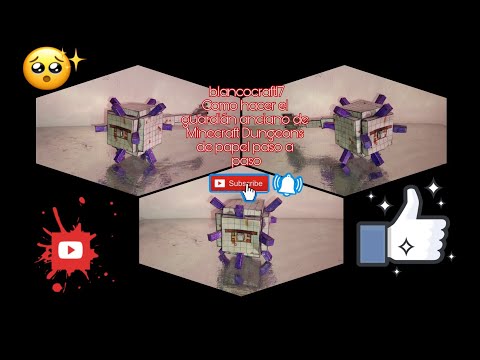 Minecraft Papercraft Elder Guardian