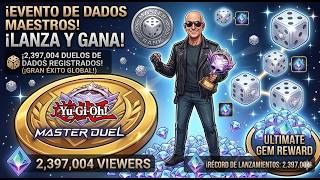 YU-GI-OH! MASTER DUEL ¿SUERTE O ESTRATEGIA? | ¡DOMINANDO EL EVENTO DE LOS DADOS HACIA EL MÁSTER! 🧠✨🏆
