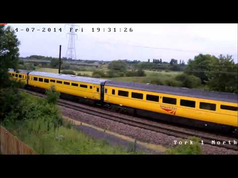 Network Rail New Measurement Train Passing York 1 railcam