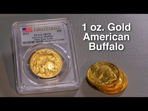 1 oz. Gold American Buffalo Certified First Strike MS-70