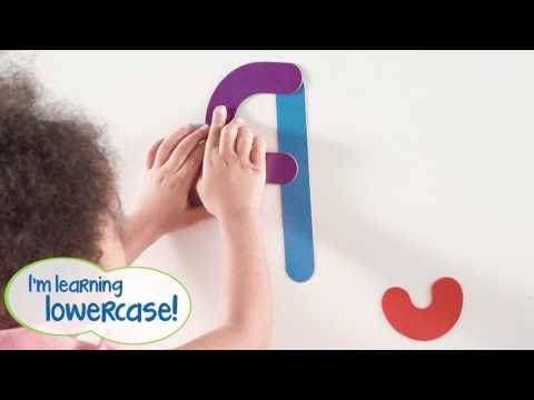 Slide 5 - Magnetic Letter Construction, 262 Pieces (video)