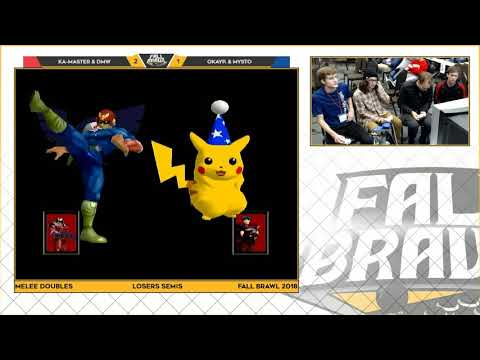 Fall Brawl 2018: Ka-Master + DMW vs. OkayP. + Mysto - SSBM Dubs LS