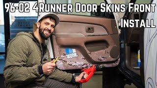 96-02 4Runner Door Skins Front Install | Taco Vinyl