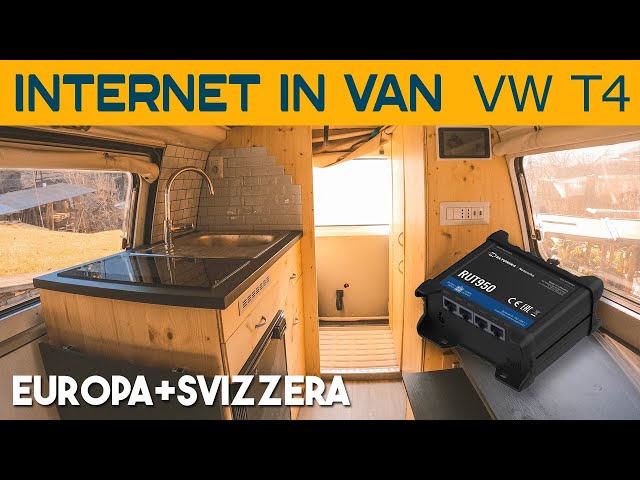 INTERNET IN CAMPER in tutta Europa + Svizzera | Camperizzazione van VW T4