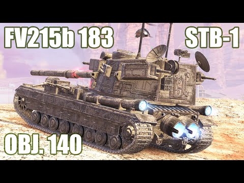 STB-1, Obj. 140 & FV215b 183 ● WoT Blitz