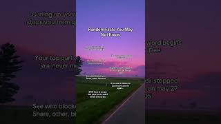 Download lagu Random facts you may not know mp3