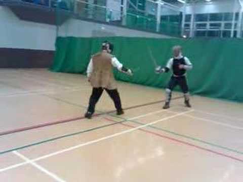 AHF Hutton Sabre Sword Fight - Gareth vs Peter