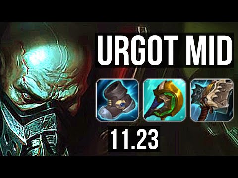 URGOT vs ORI (MID) | Rank 6 Urgot, 400+ games | EUW Grandmaster | 11.23