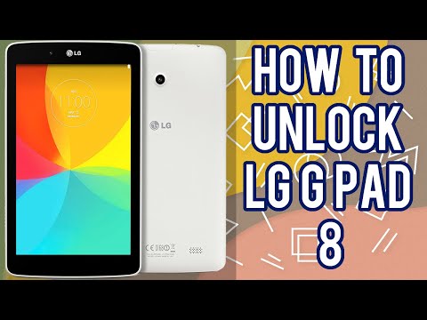 LG G Pad 8.0 -  SIM network unlock PIN Online Bigunlock.com