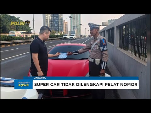 SUPERCAR TERJARING OPERASI PATUH JAYA PMJ DI TOL JAKARTA