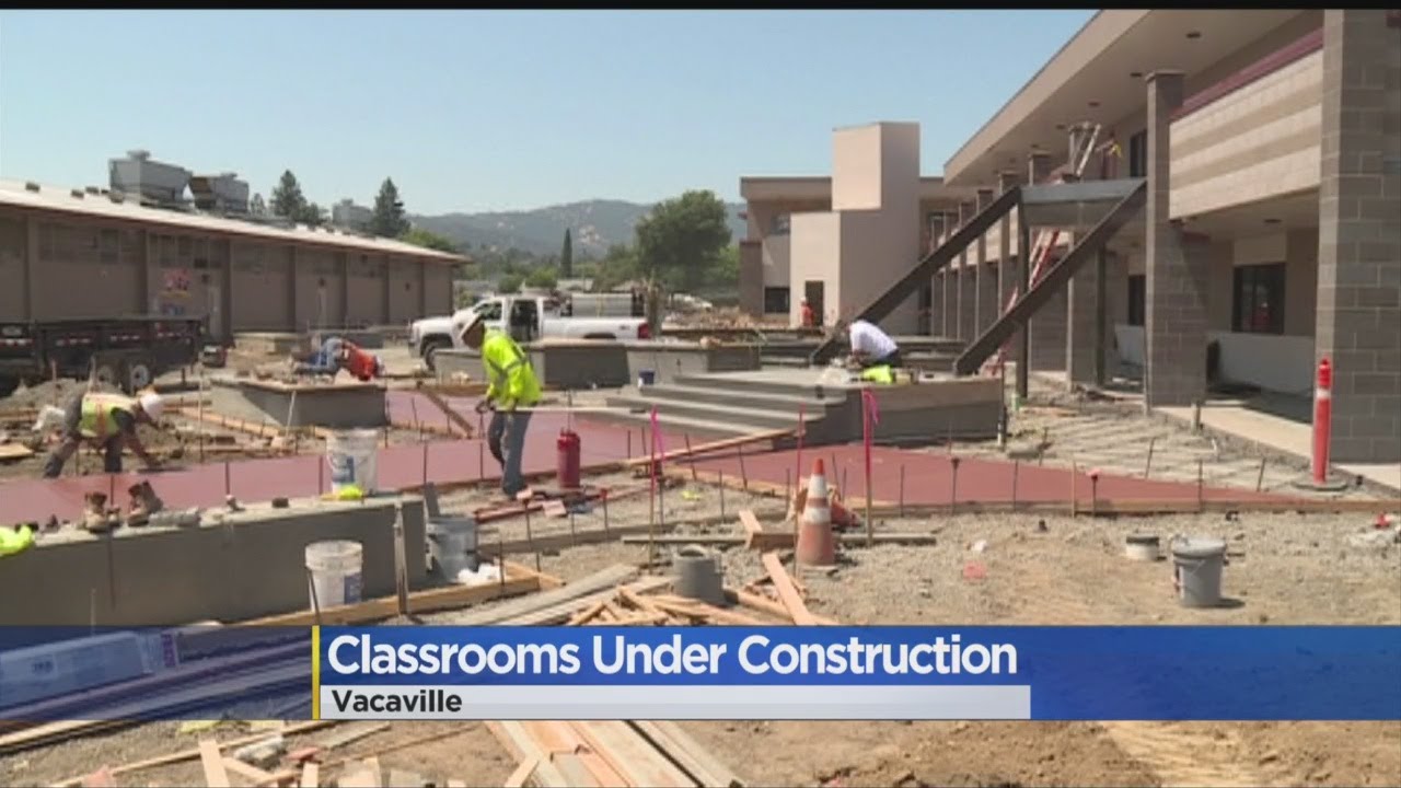 As School Year Draws Near, Vacaville High Classrooms Still Unfinished