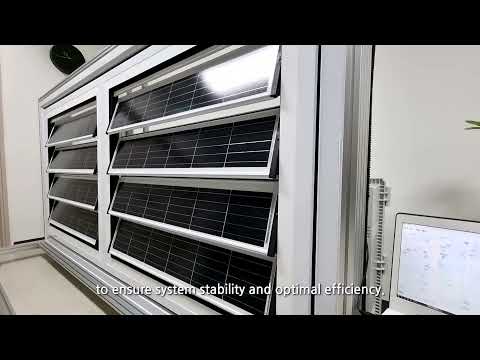 개폐형 BIPV(건물일체형) 태양광 시스템