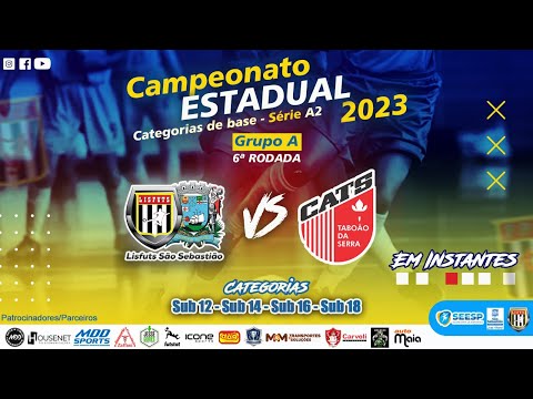 🏆 Campeonato Estadual categorias de base A2 - 6ª Rodada Sub12