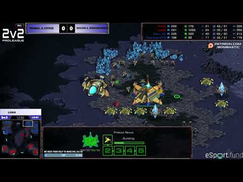 BSL 2v2 S2 - Day 3 - Strudel & JDConan vs T1DragOn & Alpha - StarCraft BroodWar Remastered Tour
