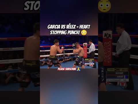 Garcia vs Vélez – Heart Stopping Punch! 😳#ryangarcia #boxing #boxer #boxingnews #shorts #short