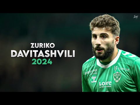 Zuriko Davitashvili 2024 - Amazing Skills, Assists & Goals - Saint-Étienne | HD