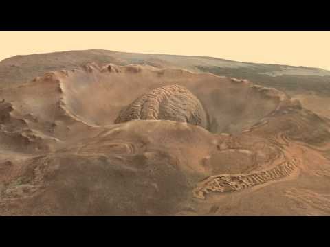 Mars: Movie in 3D - "Flight over Ulyxis Rupes" from 2011
