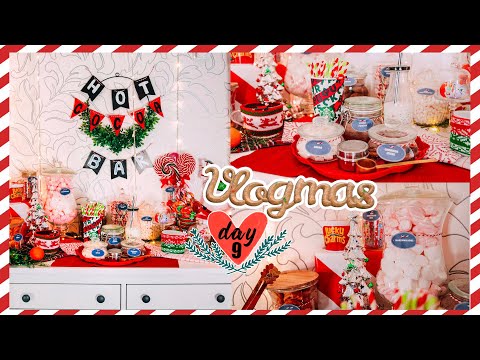 ВЛОГМАС #9 🎄 DIY КАКАО БАР!!! НОВОГОДНИЕ ВКУСНЯШКИ! Обмен подарками!