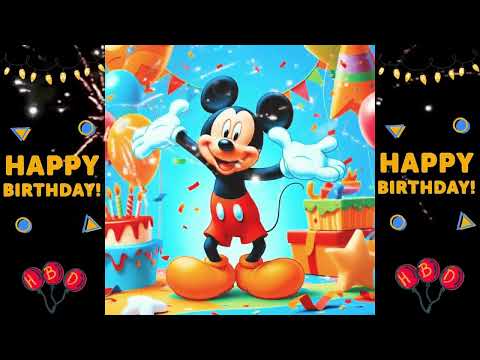 Mickey  Mouse Happy BIrthday TO You #birthday #happybirthday #birthdaycelebration #birthdaycake