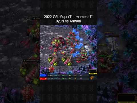 GSL Super Tournament 2022 Season 2 - ByuN vs Armani Part 19 #shorts #starcraft #starcraft2