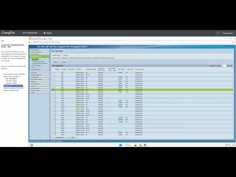 10.4.4 Lab: Disable Switch Ports - GUI