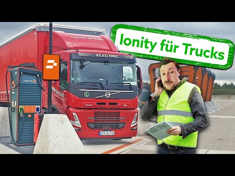 POV Ich lade einen Elektro-Truck bei Milence (Mercedes, Volvo, Scania & MAN Lade Joint Venture)