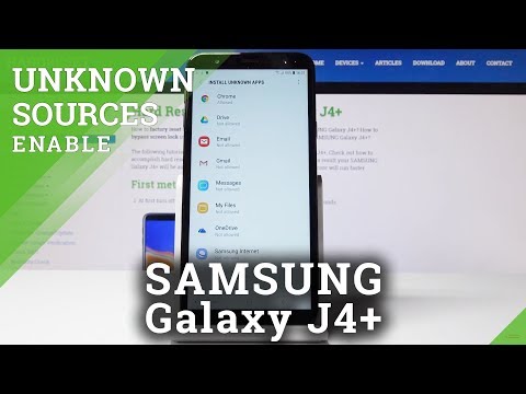 Allow App Installation in SAMSUNG Galaxy J4+ - Enable Unknown Sources