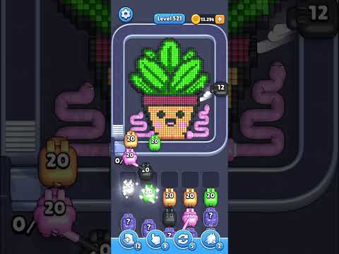 Pixel Flow Level 521 Walkthrough