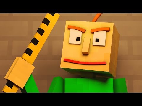 &quot;Basics in Behavior&quot; | Baldi&#39;s Basics Animated Minecraft Music Video