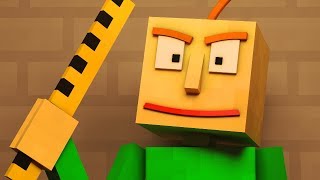 &quot;Basics in Behavior&quot; | Baldi&#39;s Basics Animated Minecraft Music Video