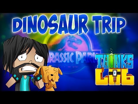 EPIC Dinosaur Adventure! | Think's Lab Minecraft Mods