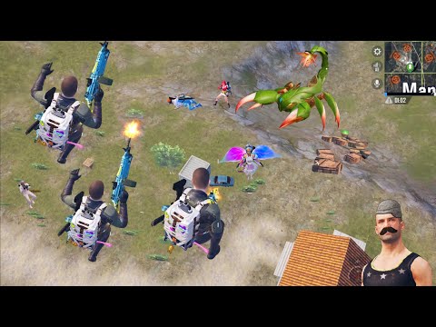 OMG😱Victor Squad Use M249🔥😈| PUBG Mobile Insane WTF Moments