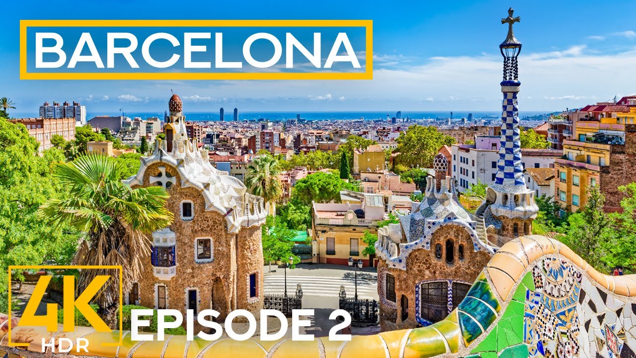 Getting Acquainted with Barcelona in 4K HDR | Colorful Streets & Cinematic Travel Vibes - Part 2