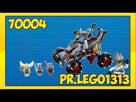 Lego Legends of Chima 70004 Wakz' Wolf Tracker Review - Обзор набора Лего 70004