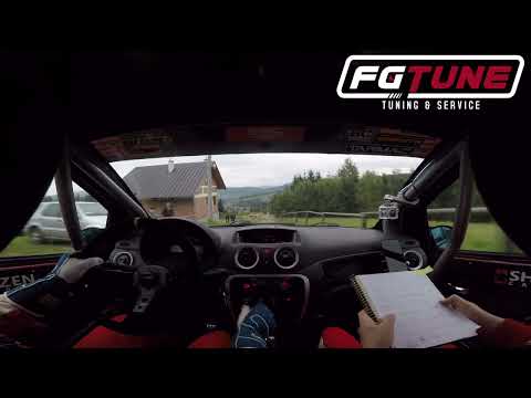 ONBOARD #20 OS 2 Istebna, Rajd Wisły 2023 - Ferenc, Paduch (Citroen C2) AWARIA NAPĘDU