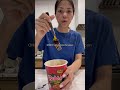 Doing the buldak 2x spicy noodle challenge