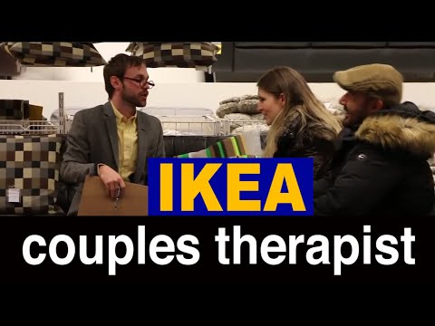 Guy pretends to be IKEA couples therapist