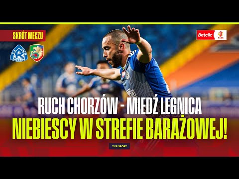 SUMMARY: RUCH CHORZÓW - MIEDZ LEGNICA. THE BLUE ARE ALREADY IN THE PLAY-OFF ZONE! BETCLIC 1 LIGA ...