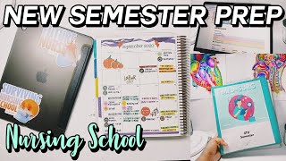 How I prepare for a new semester in college || Nursing school 2020