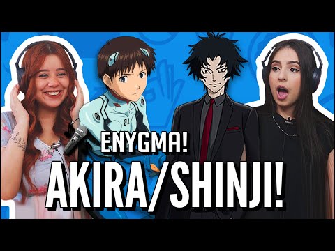 JOVENS REAGEM A ENYGMA - RAP DO AKIRA FUDOU (Devilman Crybaby) e RAP DO SHINJI IKARI (Evangelion)
