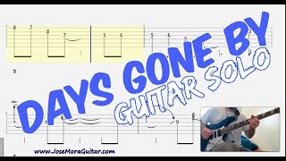 Days Gone By (The Georgia Satellites) Guitar Solo with TAB