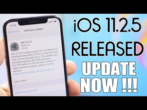 iOS 11.2.5 Released - You Need To UPDATE NOW !