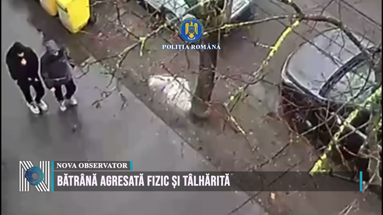 BĂTRÂNĂ AGRESATĂ FIZIC ȘI TÂLHĂRITĂ