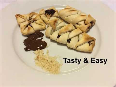 Treccine di Pasta Sfoglia alla Nutella Ricetta pronta in poco tempo