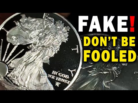 The NEWEST FAKE Silver Eagle Scam! How To Tell BEFORE You Buy!