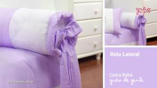 Kit Cama Babá Teddy Lilás | Ref: 50325