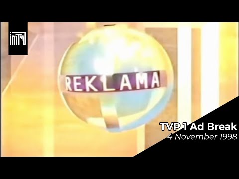 TVP 1 Ad Break (4 Nov 1998)