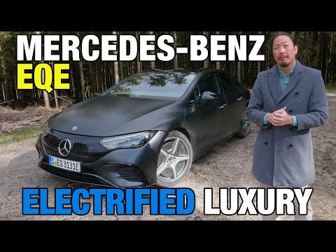 2023 Mercedes-Benz EQE First Drive | Mercedes' Electric Midsize Sedan | Range, Styling, & More