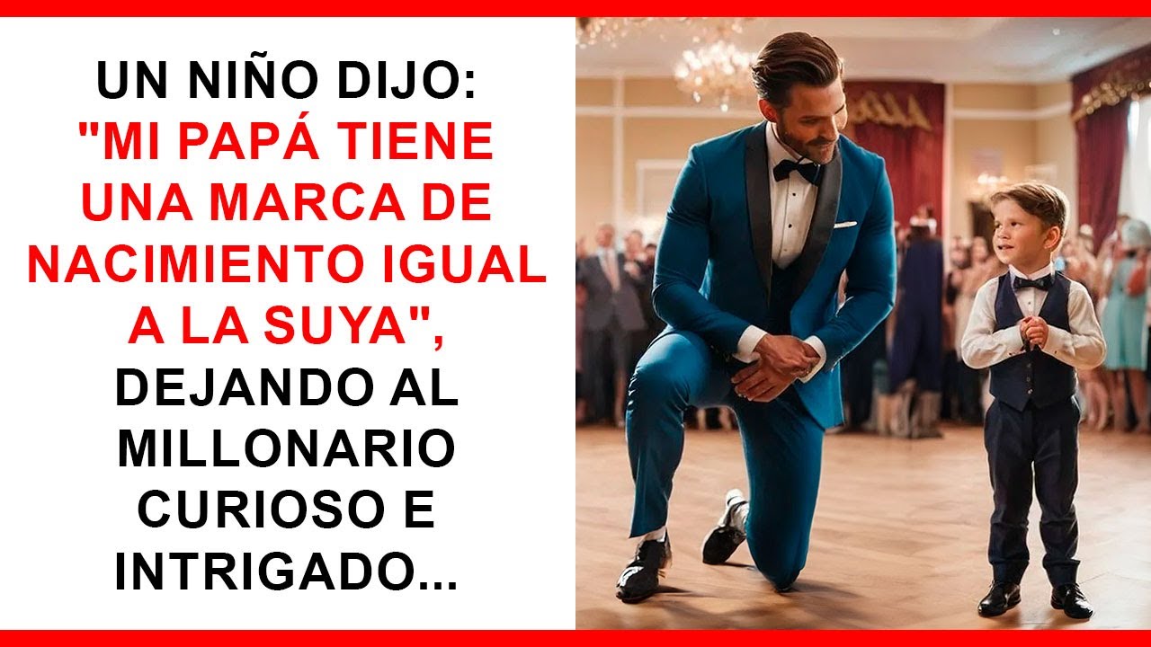 Un niño dijo: "Mi papá tiene una marca igual a la suya", dejando al millonario intrigado.